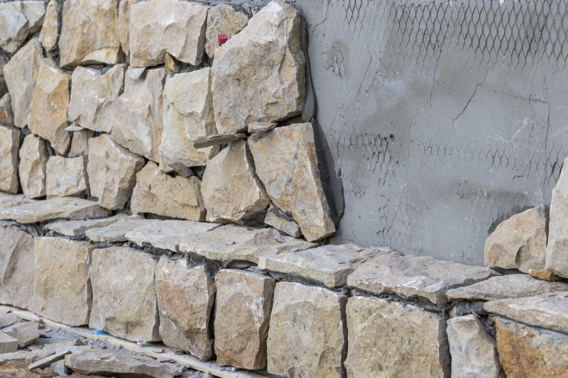 Repaired Stone Wall